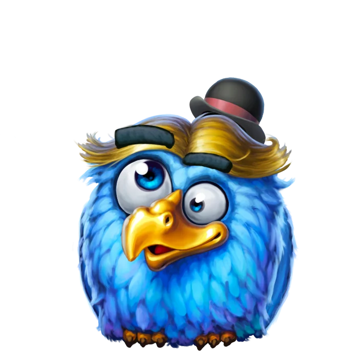 Pirots 3 character blue bird