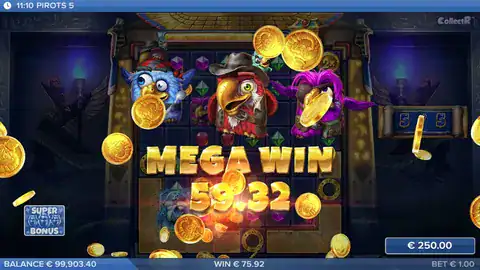 Pirots 5 Mega Win